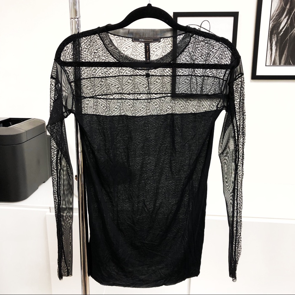 BCBG Lace Top
